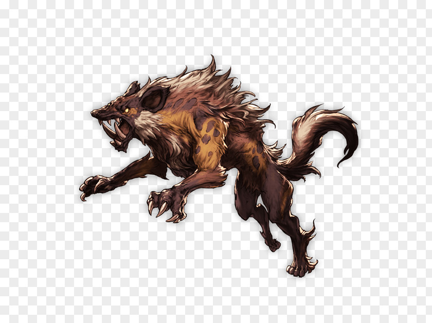 Wolf Monster Granblue Fantasy Gray Illustration PNG