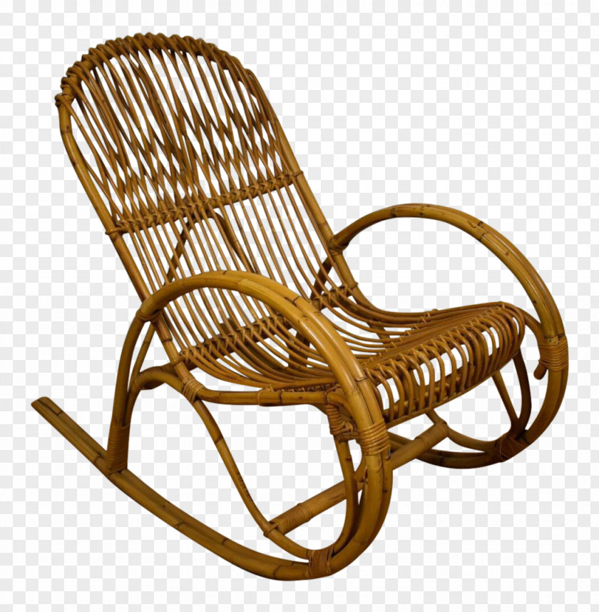 Furniture Rocking Chairs Rattan Garden PNG