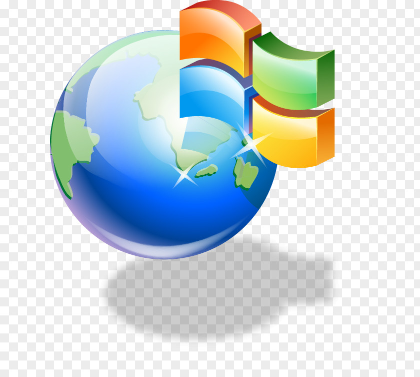Microsoft Logo Painted Blue Circular Pattern Technology Icon PNG