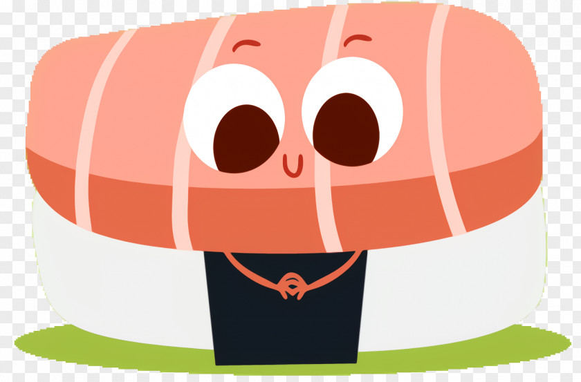 Smile Orange Korean Cartoon PNG