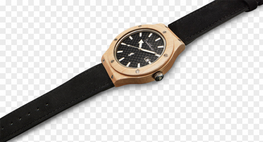 Watch Strap Leather Wood PNG