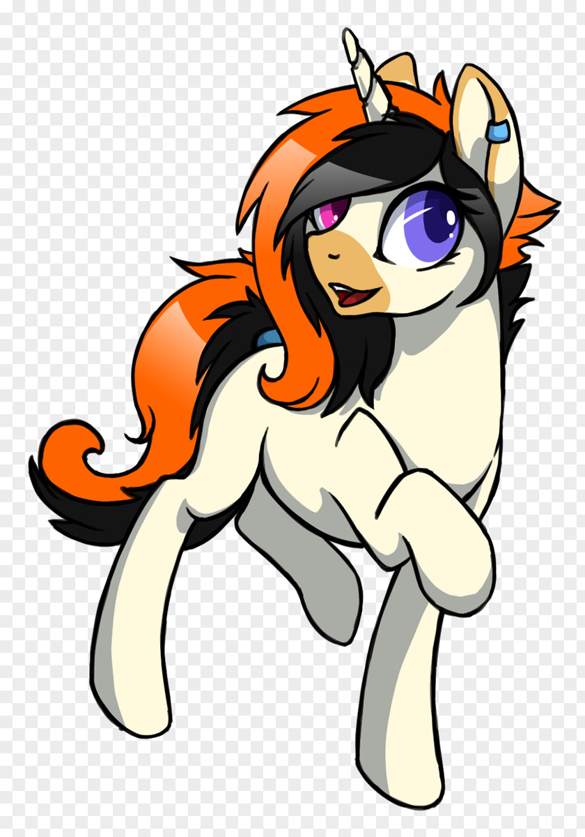 Arctic Fox Horse Unicorn Art PNG