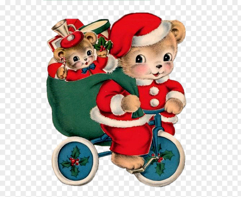 Baby Bear Christmas Ornament Decoration Toy Character PNG