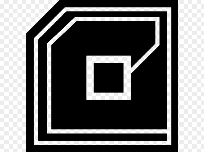 Black Smart Chip Integrated Circuit Icon PNG