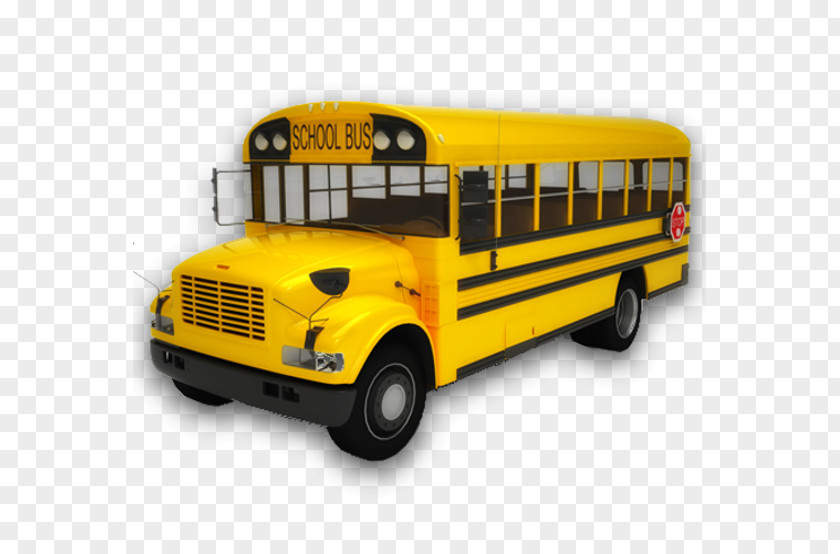 Bus School Clip Art Image PNG