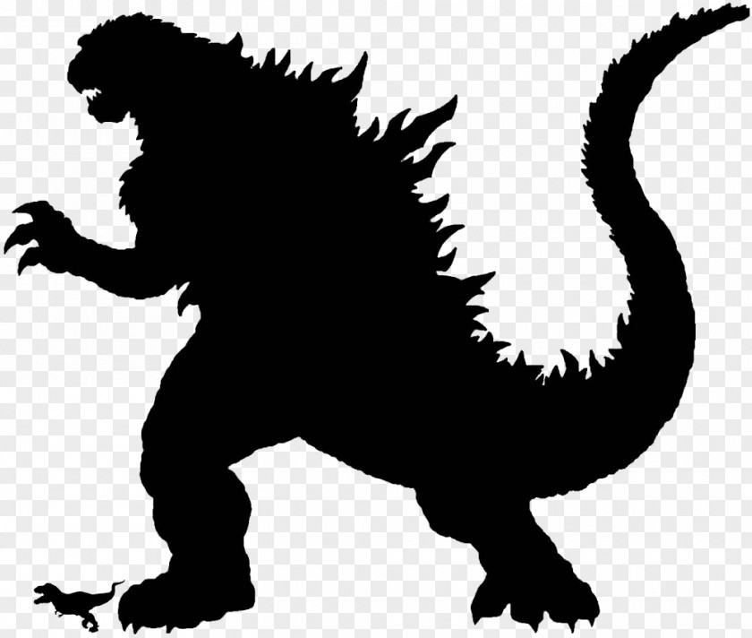 Godzilla Silhouette Clip Art PNG