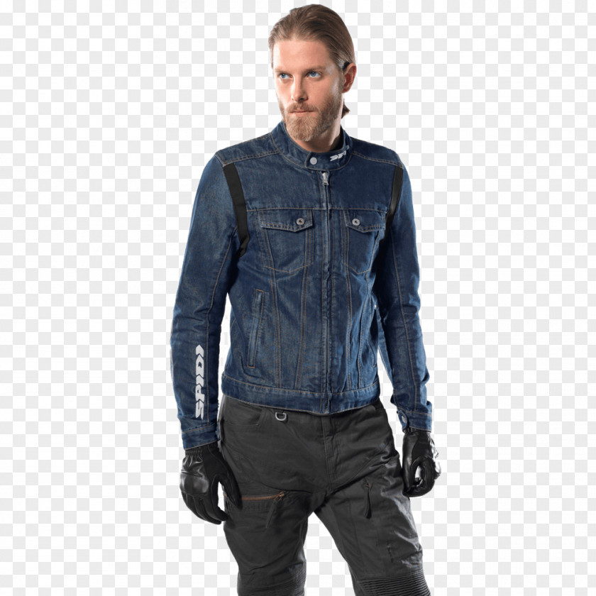 Jeans Leather Jacket Denim Blouson PNG