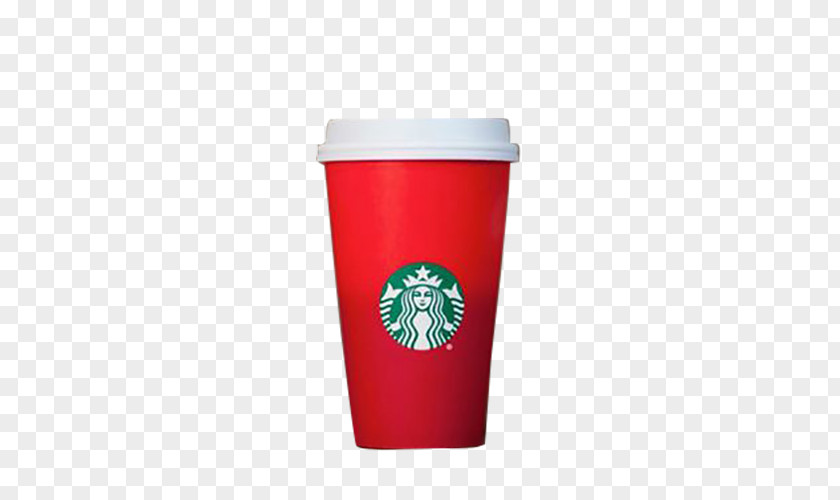 Red Starbucks Cup Coffee Brand PNG