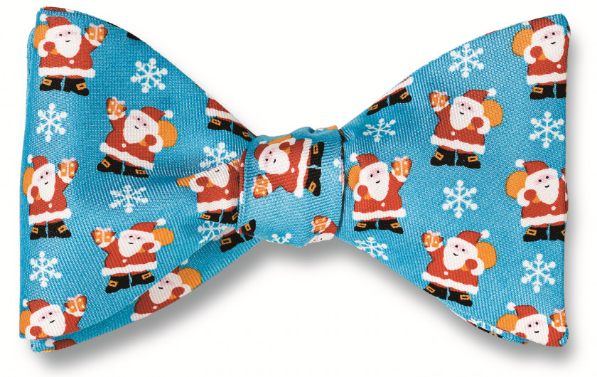 Tie Bow Santa Claus Christmas Tree Necktie PNG