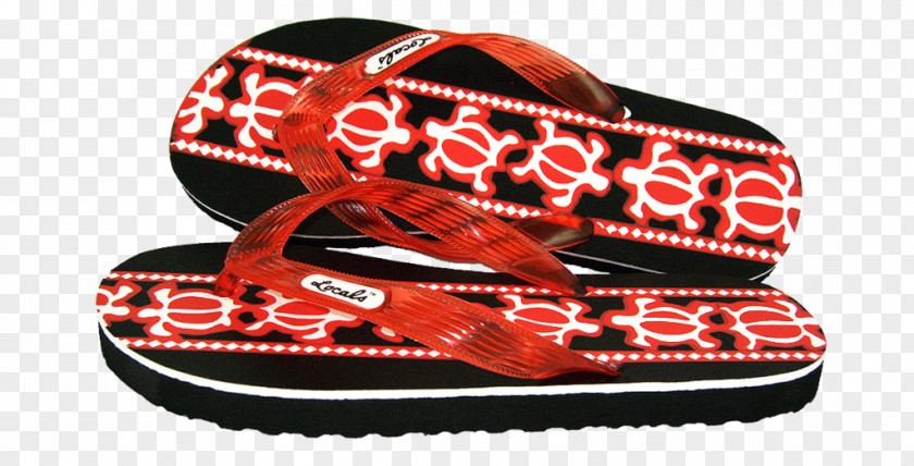 Turtle Flip-flops Slipper Red Orange PNG