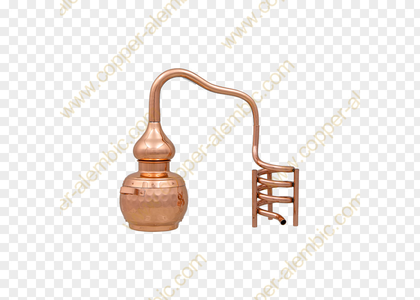 Brass Copper Distillation Alembic Coil PNG
