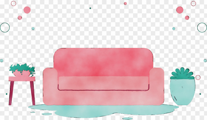 Couch Chair Meter Turquoise PNG