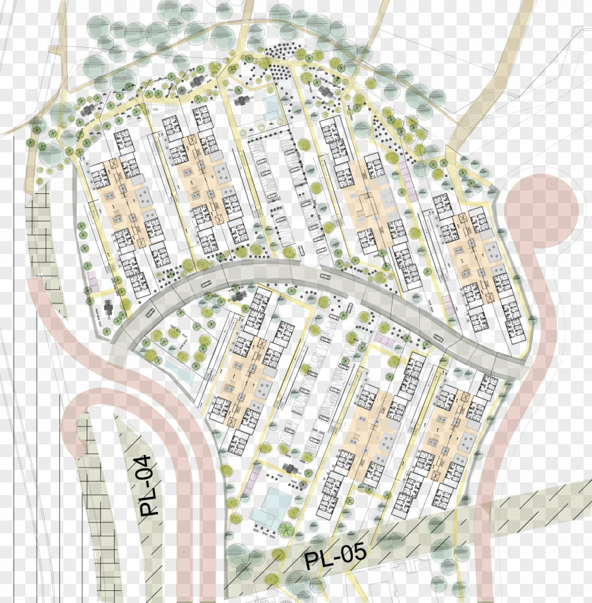 Design Urban Map Line PNG