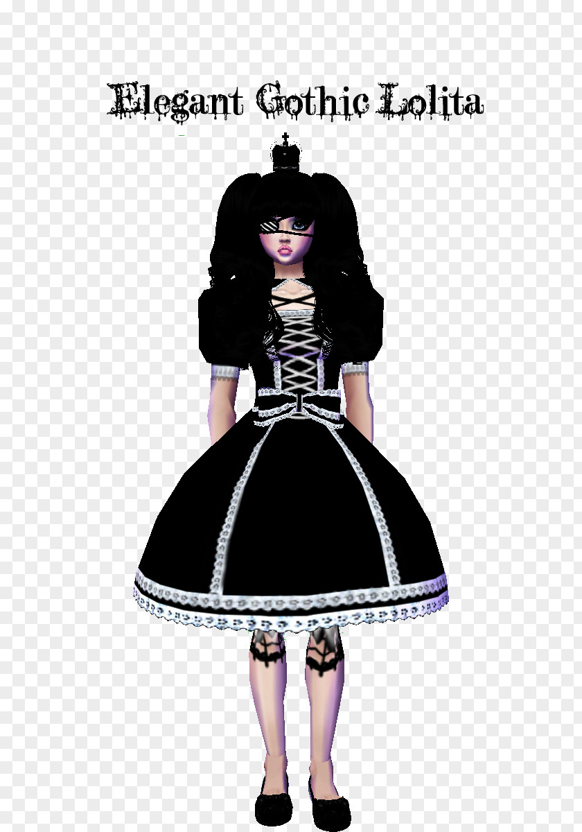 Lollita Fashion Gothic Doll: En Brazos De Mael Costume Lorena Amkie PNG