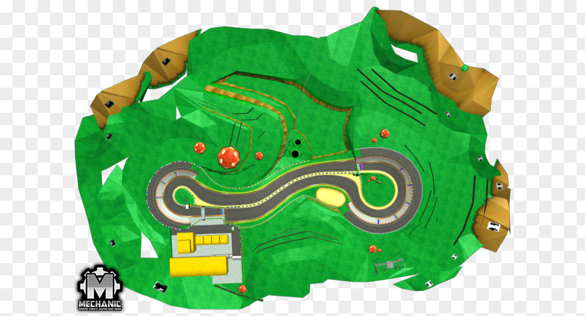 Mario Kart Maps & Luigi Series PNG