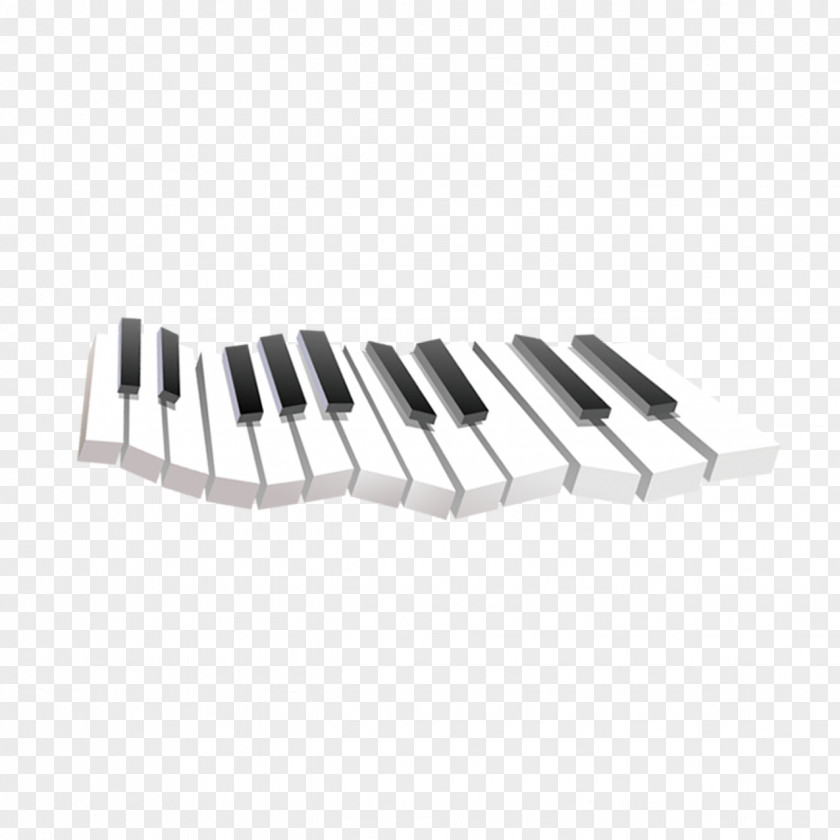 Piano Keys Digital Black And White Musical Keyboard PNG