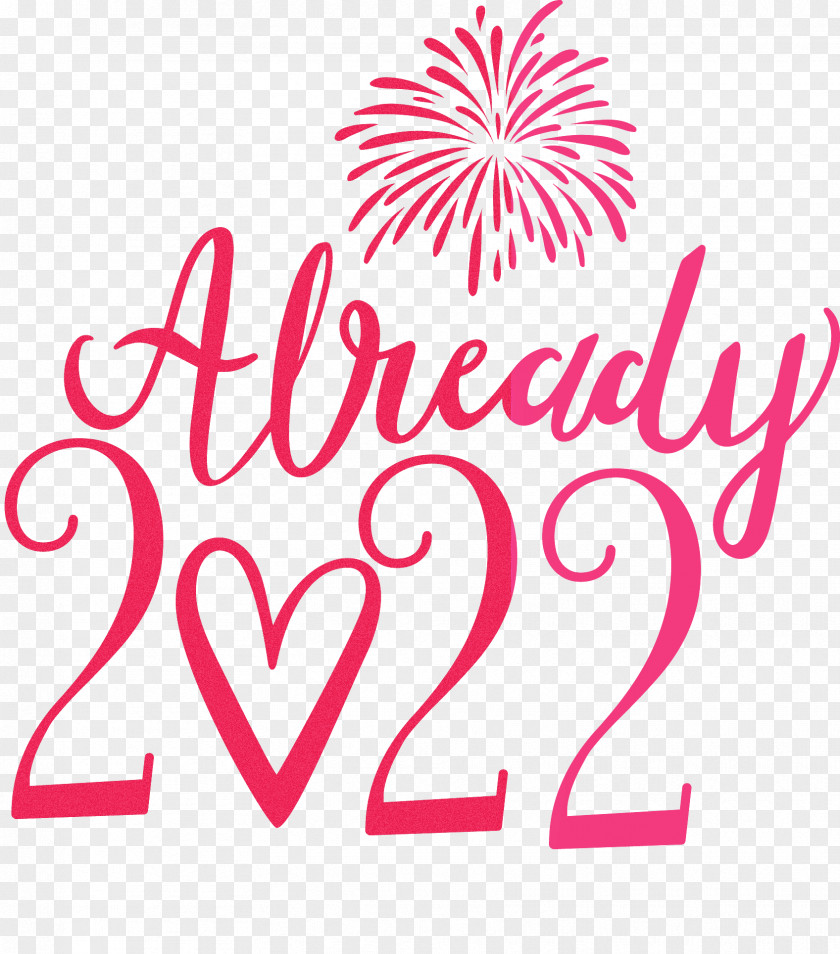 Already 2022 New Year PNG