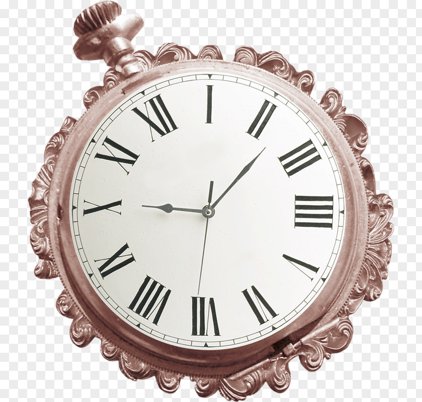 Round Watch Clock Pocket PNG