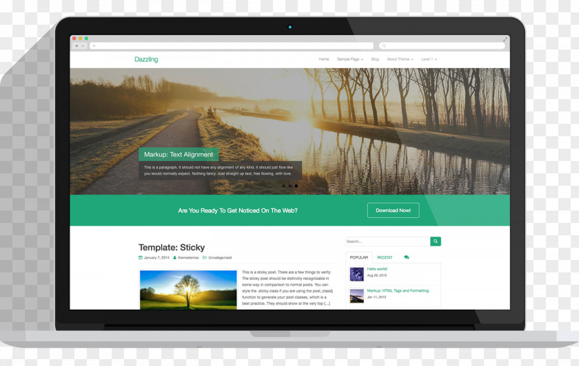 Theme. Responsive Web Design WordPress WooCommerce Theme Blog PNG