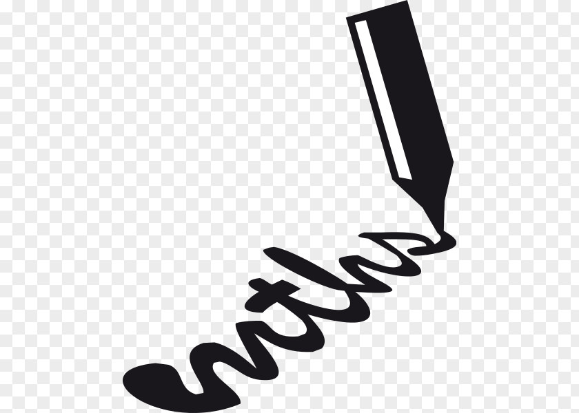 Pen And Ink Writing Process Clip Art PNG