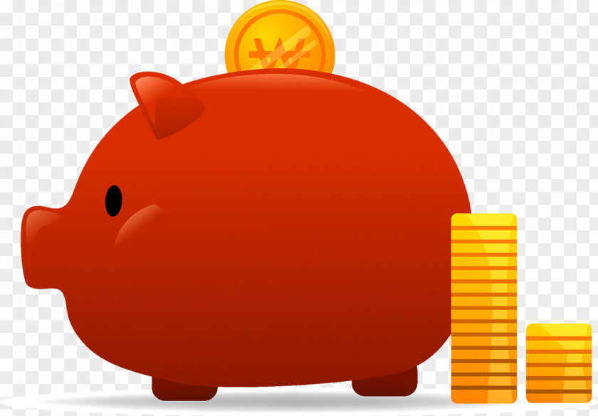 Piggy Bank Money Saving Coin PNG