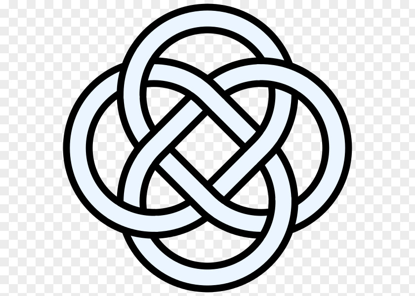 Symmetrical Lines Celtic Knot Endless Celts Art Eternity PNG