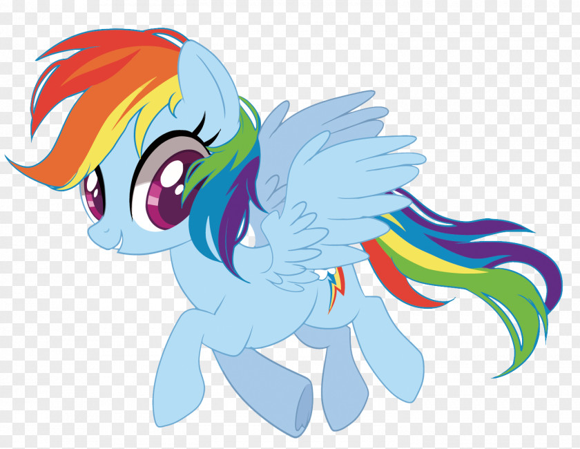 Vector Rainbow Pony Dash Twilight Sparkle Fluttershy Horse PNG
