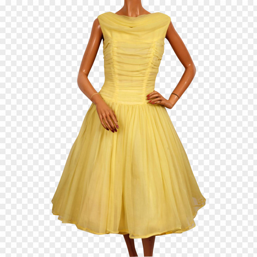 Dress 1950s Party Vintage Clothing Prom PNG