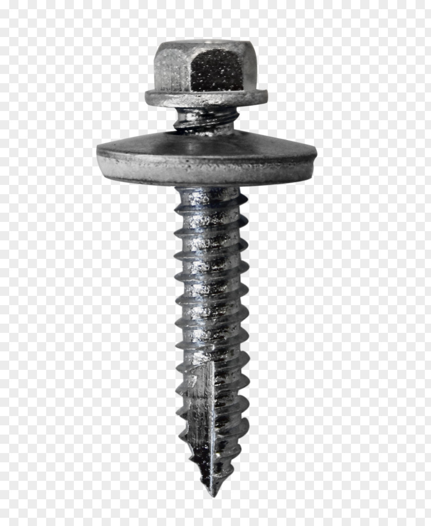 Hexagonal Screw Fastener PNG