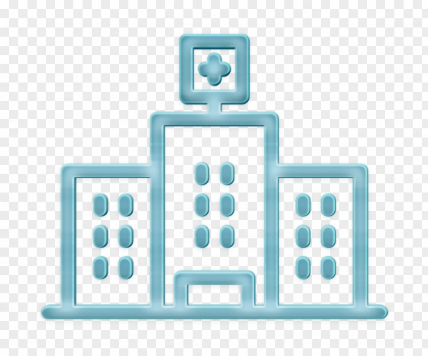Hospital Icon City Elements Buildings PNG