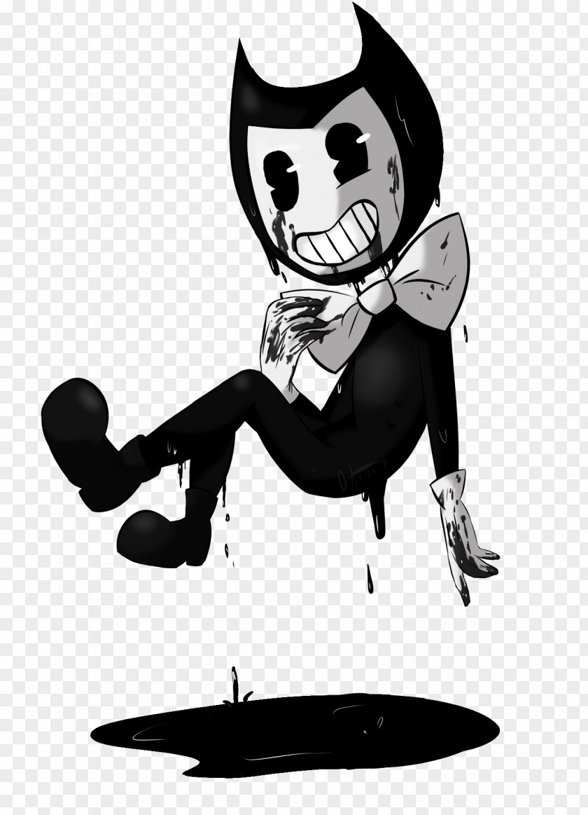 How To Draw Bendy's Face Bendy And The Ink Machine Digital Art Fan PNG