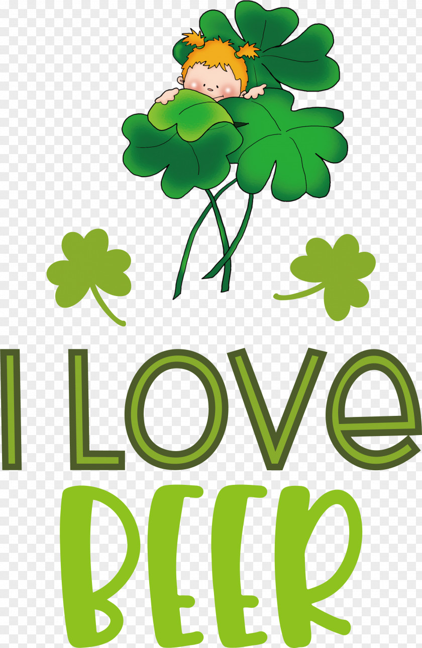 I Love Beer Saint Patrick Patricks Day PNG