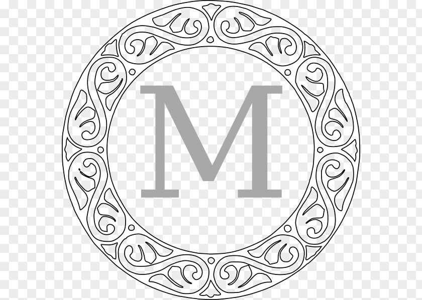 Monogram P Clip Art PNG