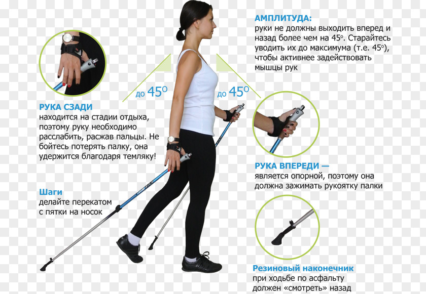 Nordic Walking Gait Racewalking Running PNG