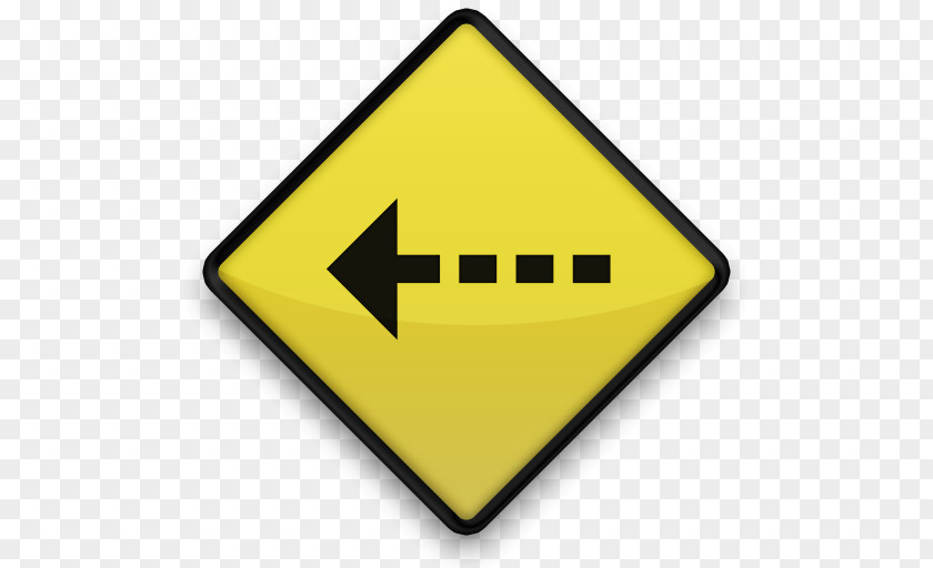 Traffic Sign Signage Yellow Icon PNG