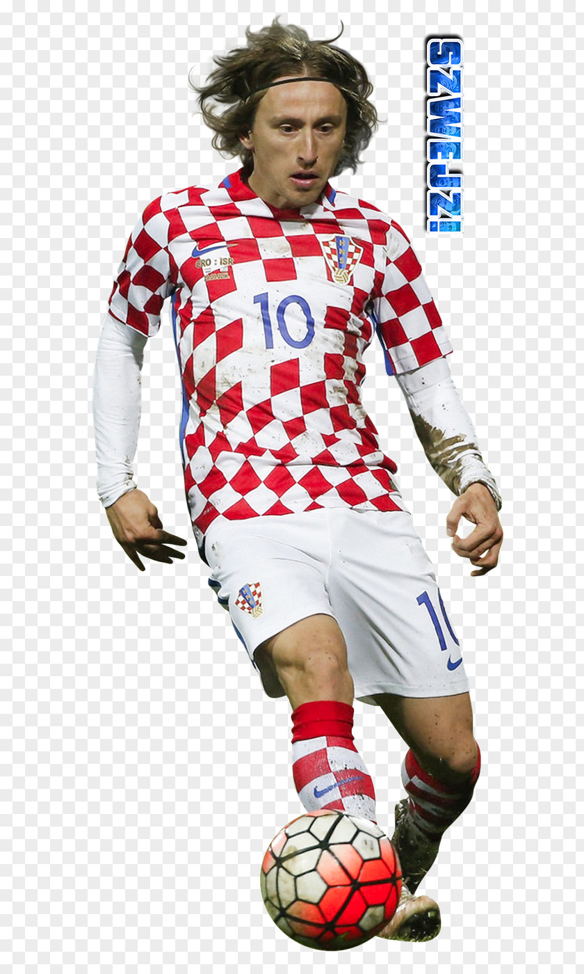 Luka Modric Modrić Croatia National Football Team Jersey Player PNG