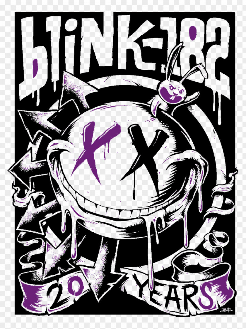 Rock Band Poway Blink-182 Punk Poster PNG