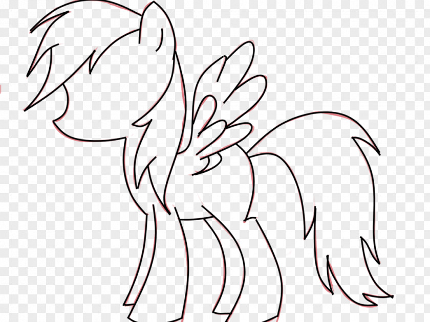 Sketch Pad Line Art Drawing /m/02csf Horse PNG