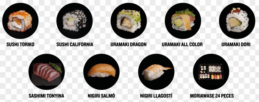 Sushi Takeaway Eye Font PNG