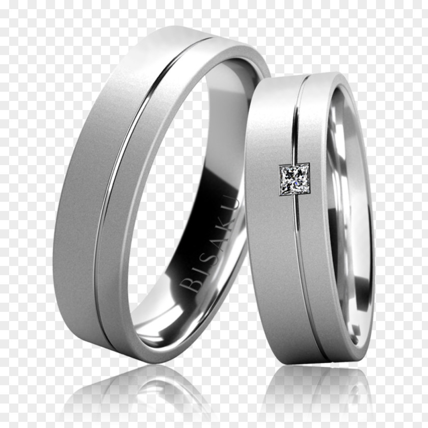 Wedding Ring Bisaku Gold PNG