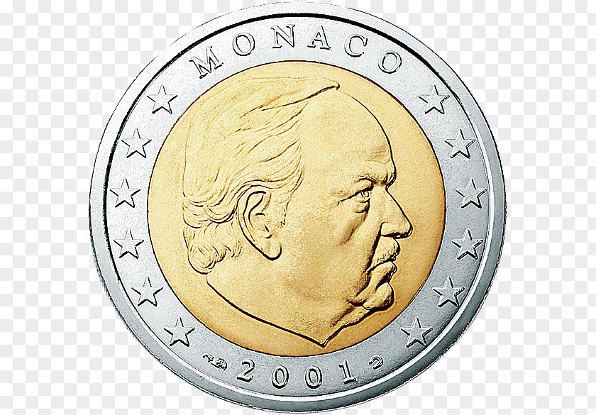 1 Euro Coin Monaco Monnaie De Paris Monégasque Coins 2 PNG