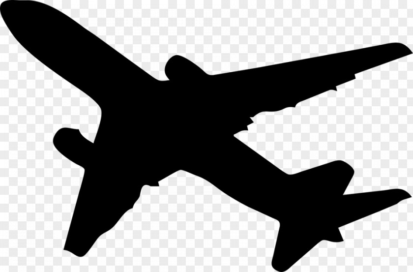 Airplane Aircraft Silhouette Clip Art PNG