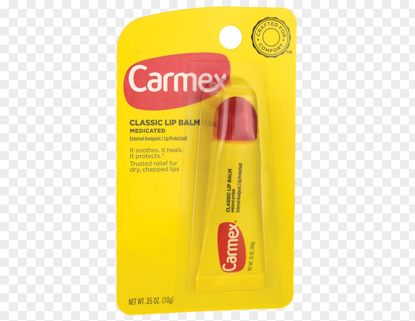 Carmex Lip Balm Classic Moisturising Tube For Dry & Chapped Lips 10g Sunscreen PNG