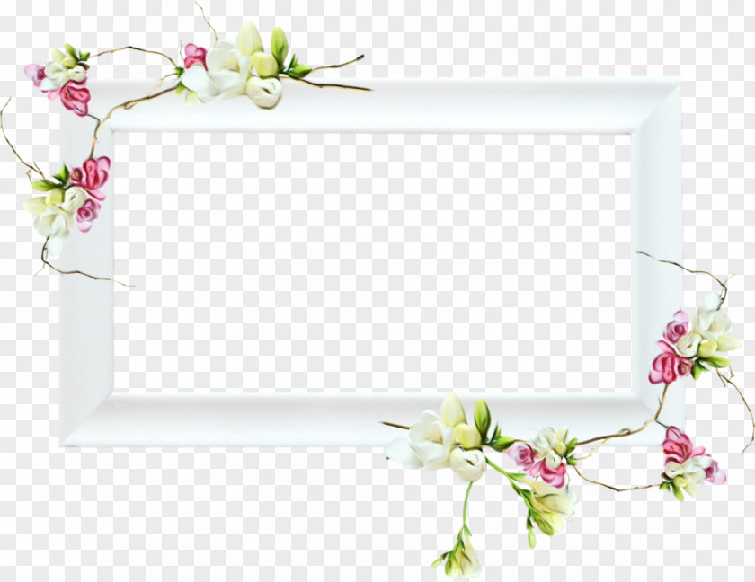 Plant Picture Frame Background Flower PNG