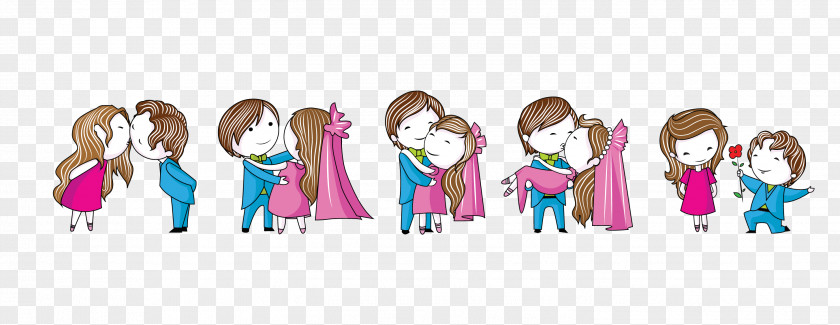 Cartoon Couple Royalty-free Clip Art PNG