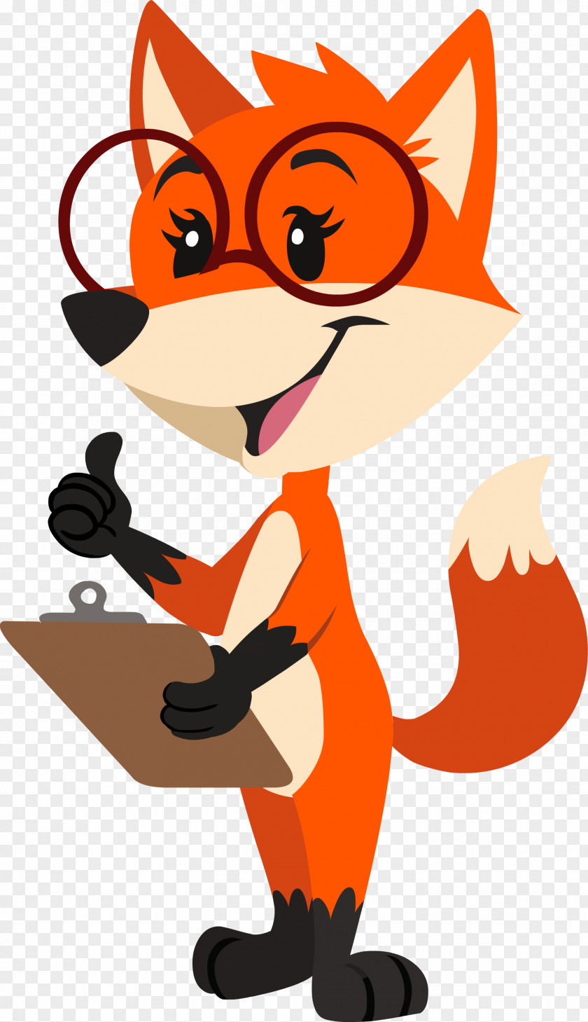 Fox Cartoon Whiskers Red Blog Clip Art PNG