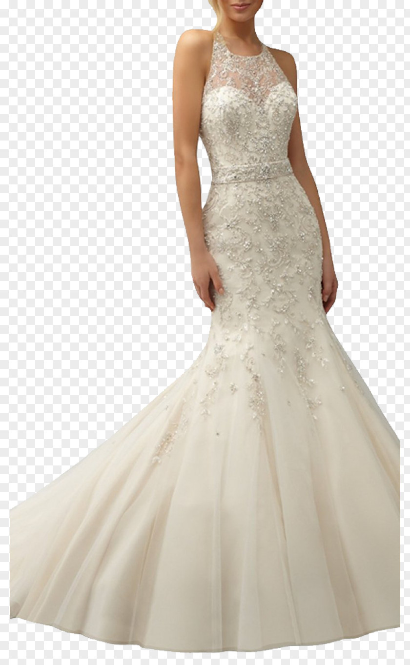 Dress Wedding Train Neckline PNG