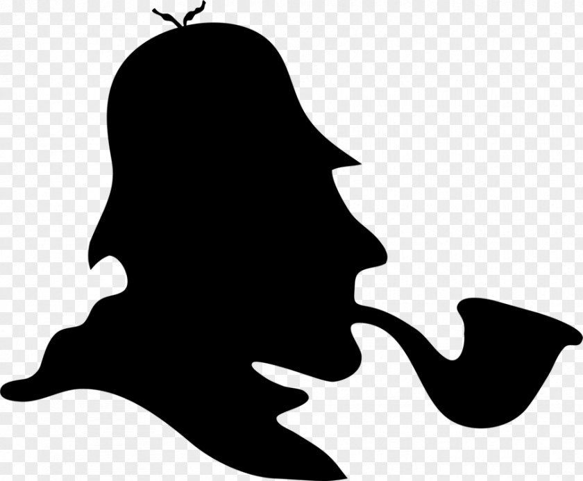 Sherlock Holmes Silhouette Clipart John H. Watson Vector Graphics Clip Art PNG