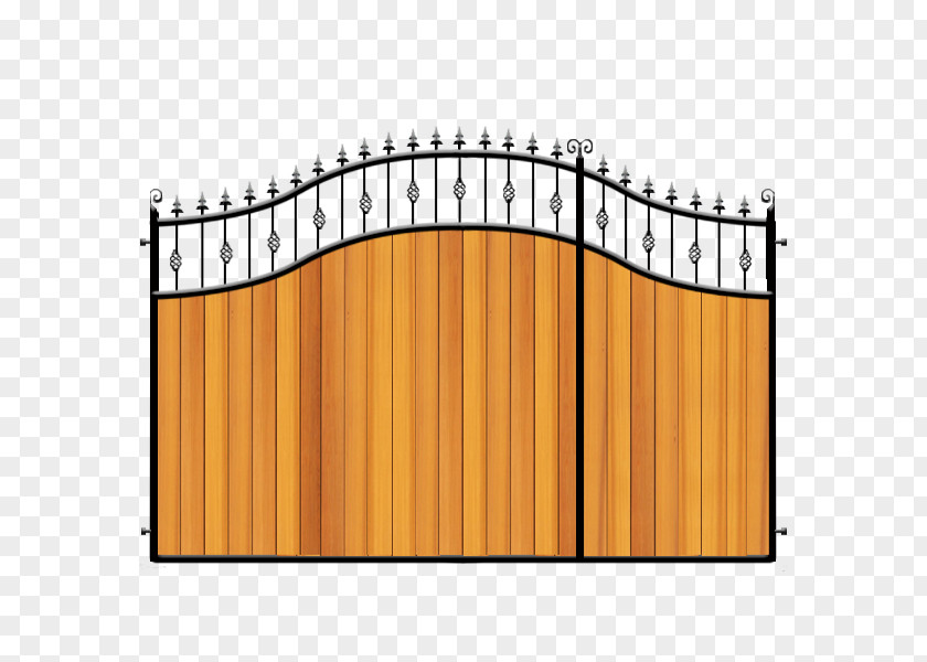 Wrought Iron Gate Fence Portillon Garden PNG