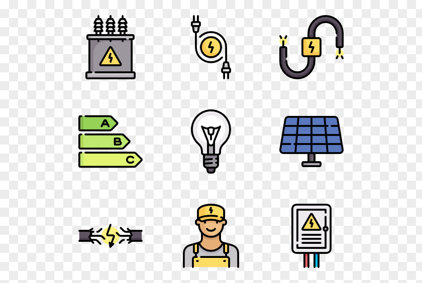 Electrician Tools Graphic Design Logo Clip Art PNG